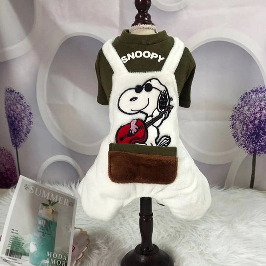 Snoopy pet dog clothes for small dogs