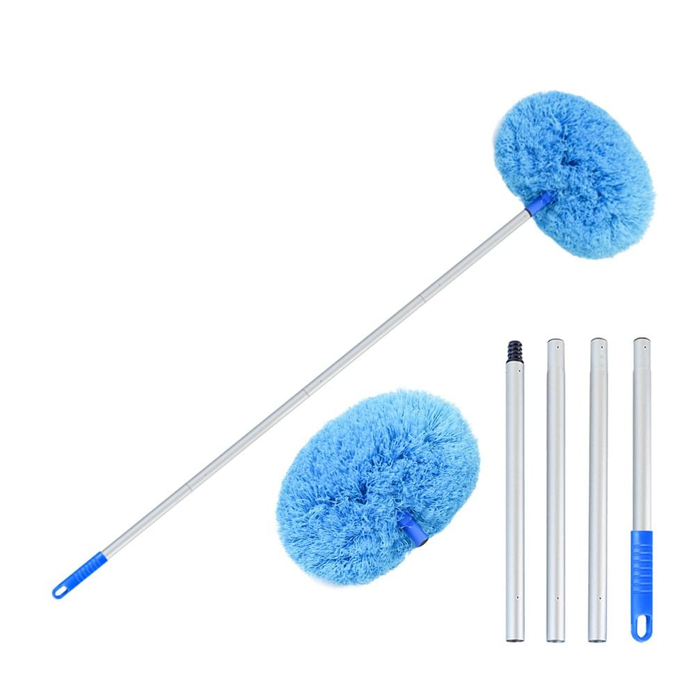 Adjustable Circular Dust Mop Portable Household Dust Cleaning Brush