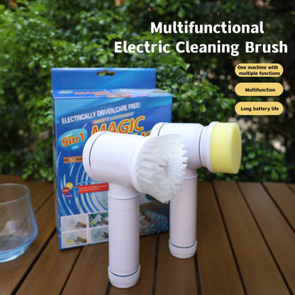 Kitchen multifunction handheld electric spin cleaning brush